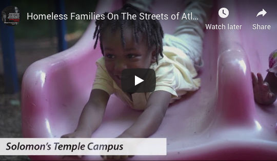 atlanta homeless women family with children solomons temple foundation living on the streets copy